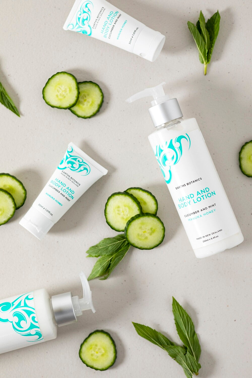 EB Cucumber & Mint H&B Lotion 300ml pump