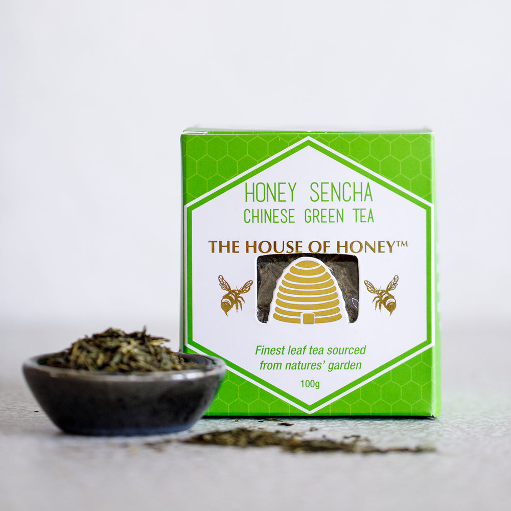Boxed Honey Sencha Tea - The House of Honey