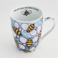 Blue Bee Mug by Libby Sheppard