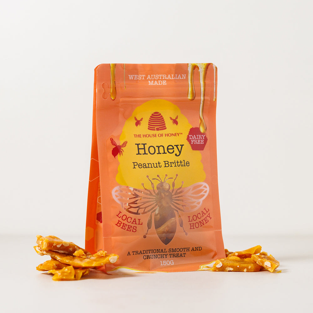 Honey Peanut Brittle - The House of Honey