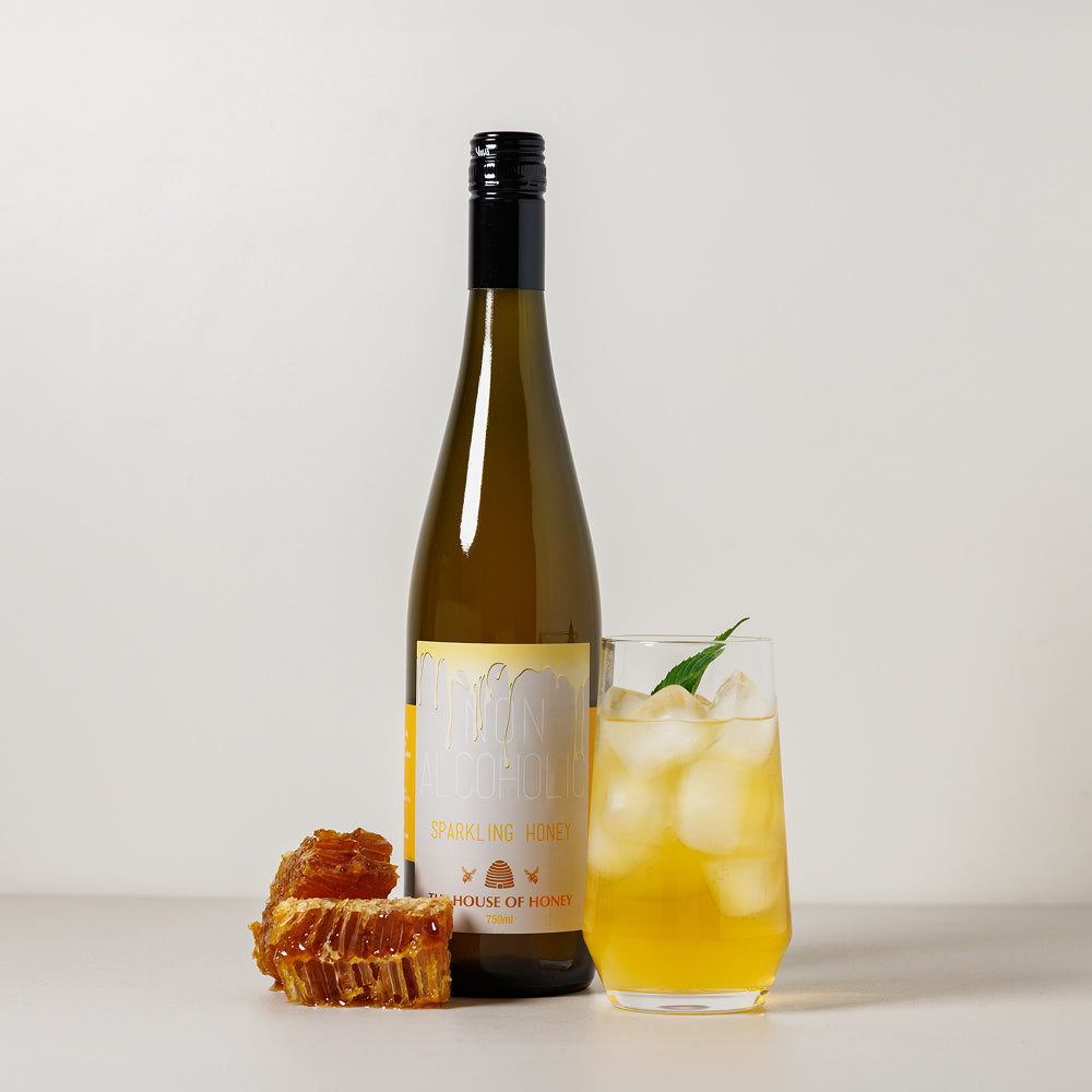 Sparkling Honey Bottle 750ml - The House of Honey