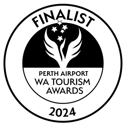 Logo of Finalist of WA Tourism Awards 2024