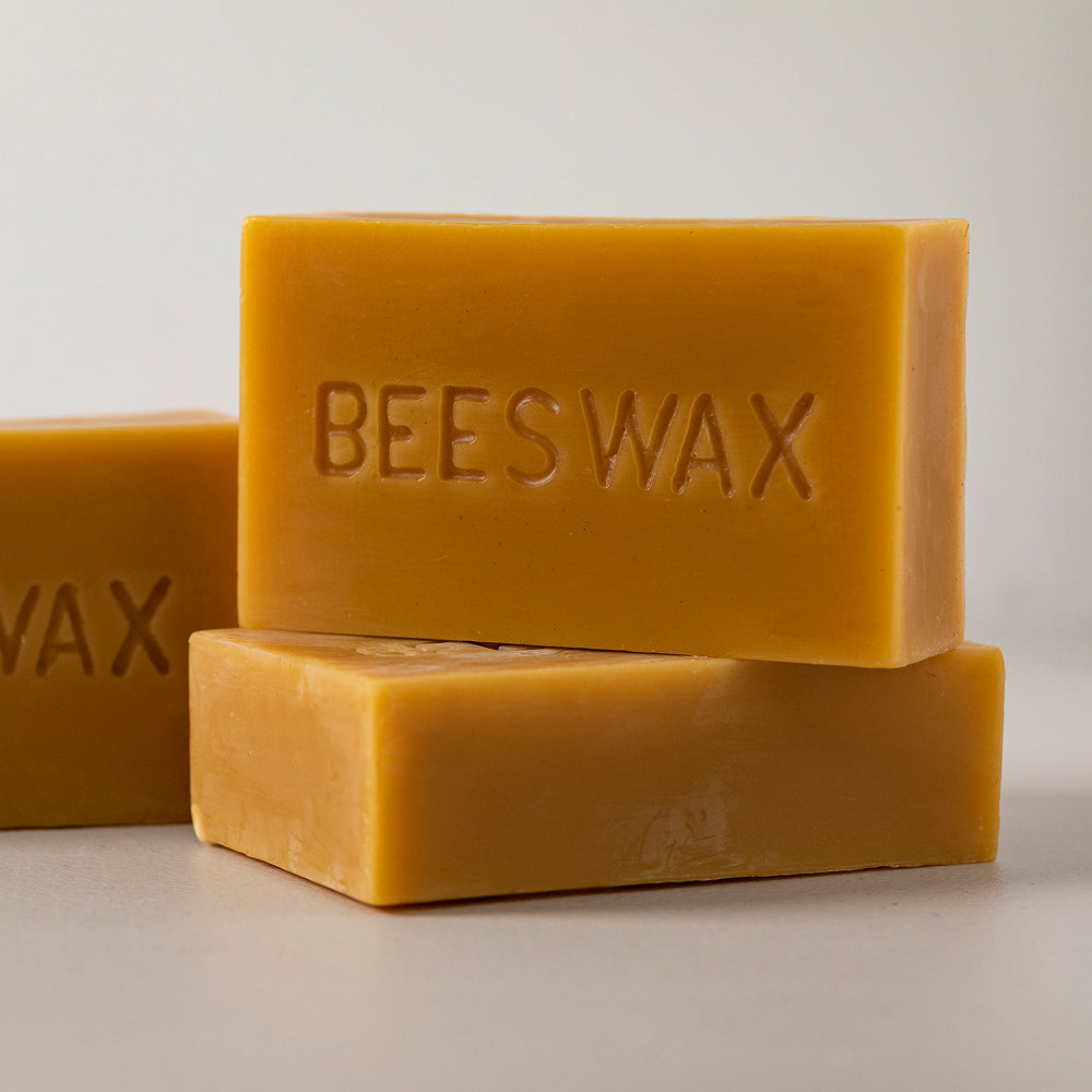 Bees beeswax Block - with Inscription 350-450g - The House of Honey