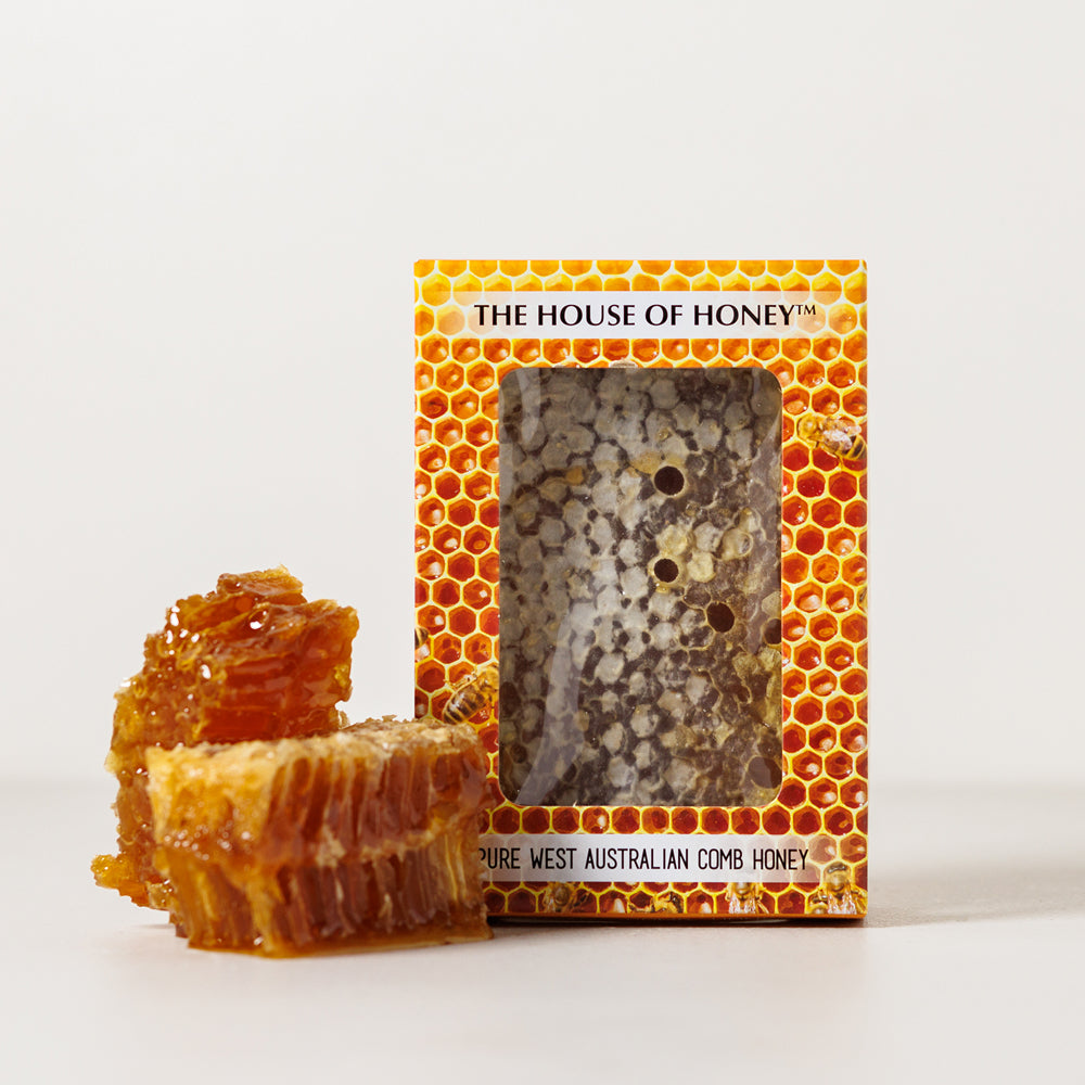 Cut comb Min 200gr Batch 3524 Best Before 06/27 - The House of Honey