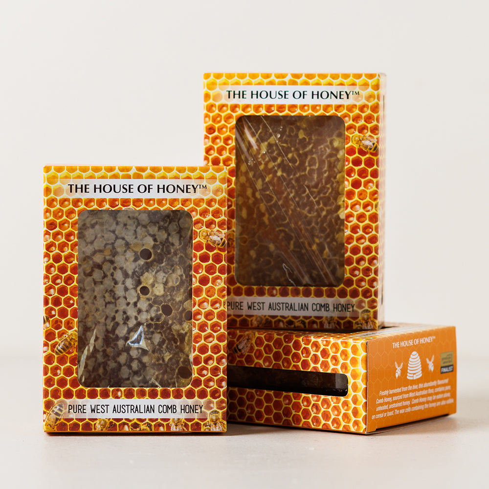 Cut comb Min 200gr Batch 3524 Best Before 06/27 - The House of Honey