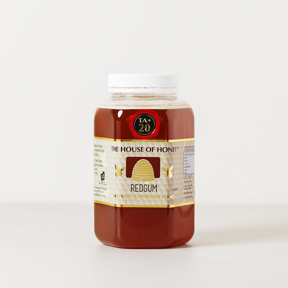 Redgum Honey TA +20 Batch 1420 - The House of Honey