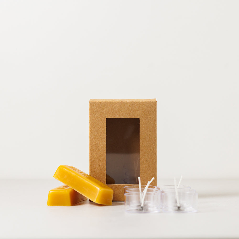 Beeswax Tealight Candle Making Kit.